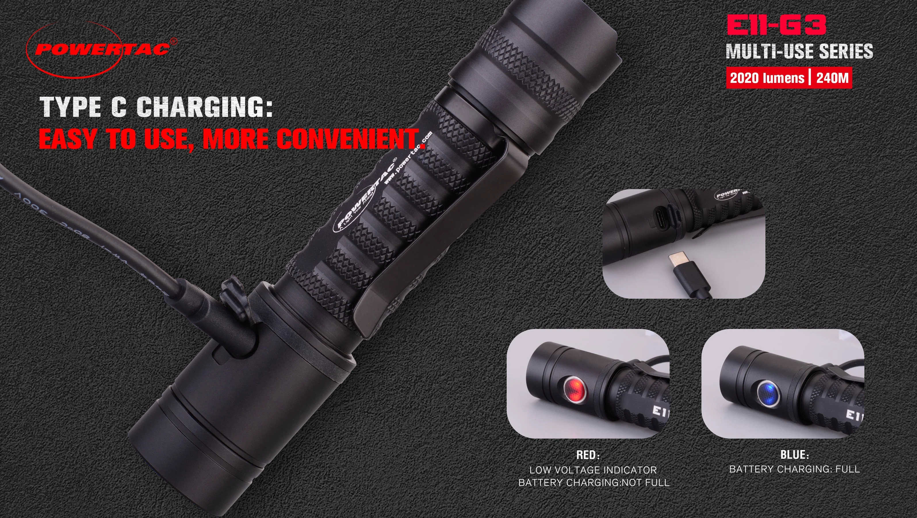 E11-Gen3 2020 Lumen Rechargeable EDC Flashlight-Best Selling EDC - Image 13