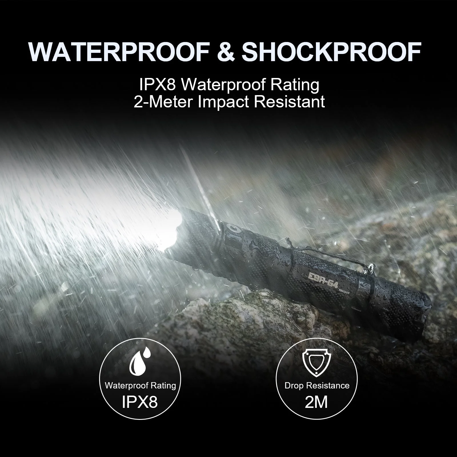 E9R GEN4 - 2,550 Lumen Tactical EDC Flashlight - Image 8