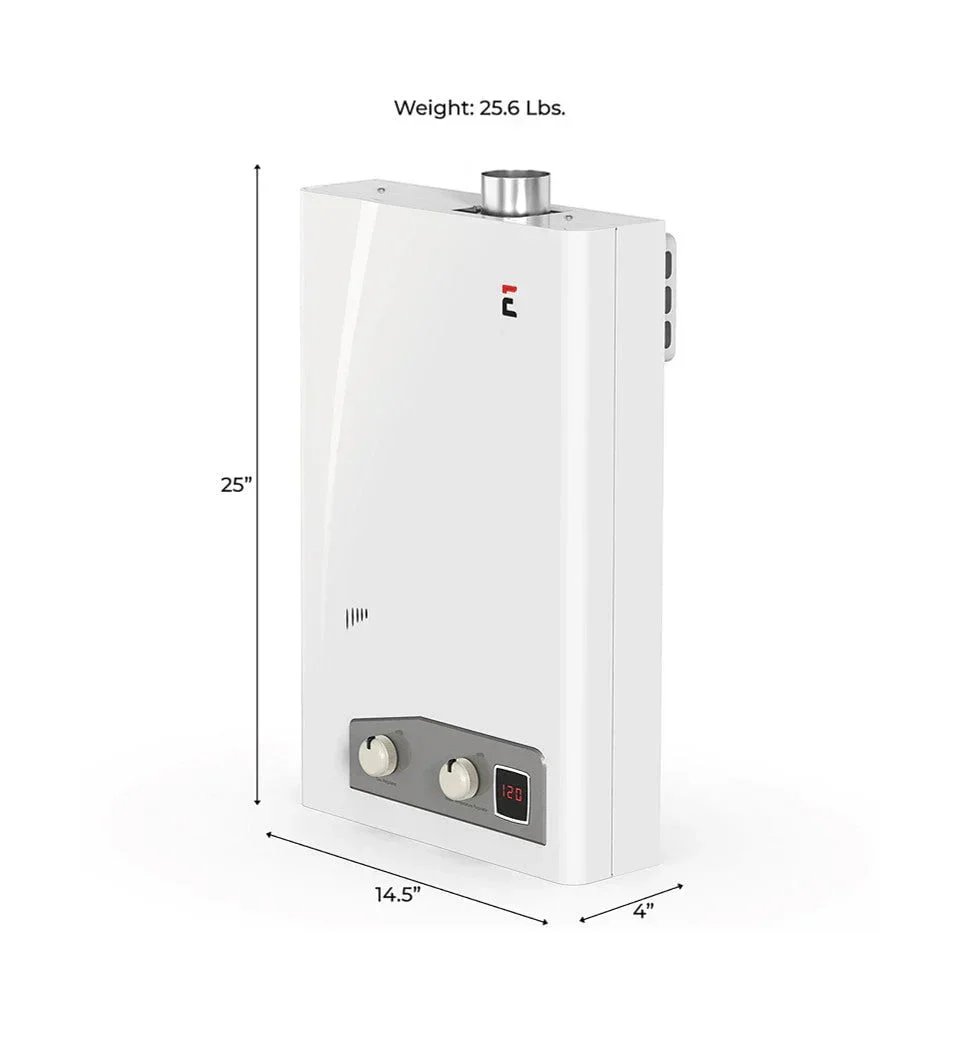 Eccotemp 4.0 GPM Indoor Liquid Propane Tankless Water Heater, FVi12 Series - Image 6