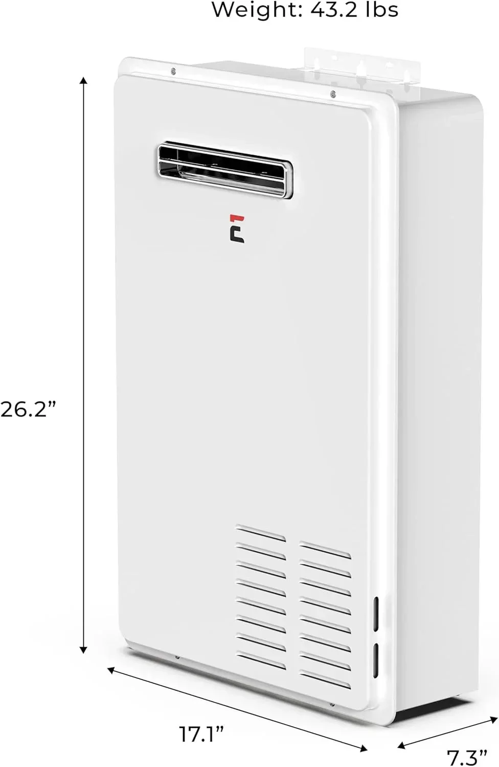 Eccotemp Builder Grade 7.0 GPM Outdoor Liquid Propane Tankless Water Heater - Image 4