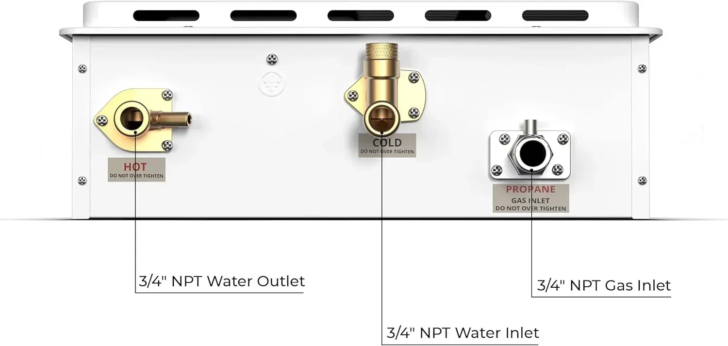 Eccotemp Builder Grade 7.0 GPM Outdoor Liquid Propane Tankless Water Heater - Image 5