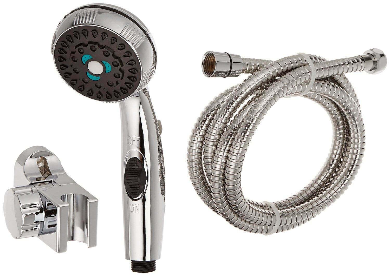 Eccotemp Chrome Shower Head And Stainless Steel Hose - Image 3
