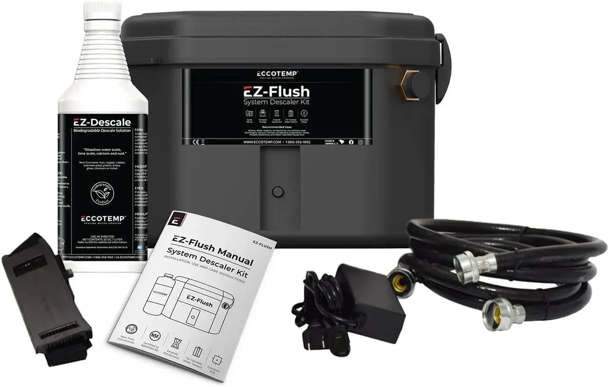 Eccotemp EZ-Flush System Descaler Kit with Pump and Solution - Image 3