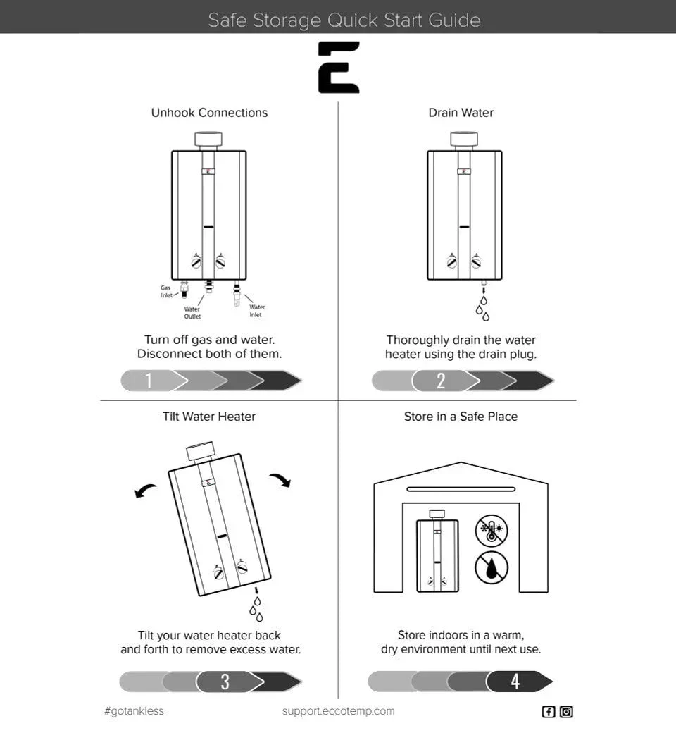 Eccotemp L10 3.0 GPM Portable Outdoor Tankless Water Heater - Image 14