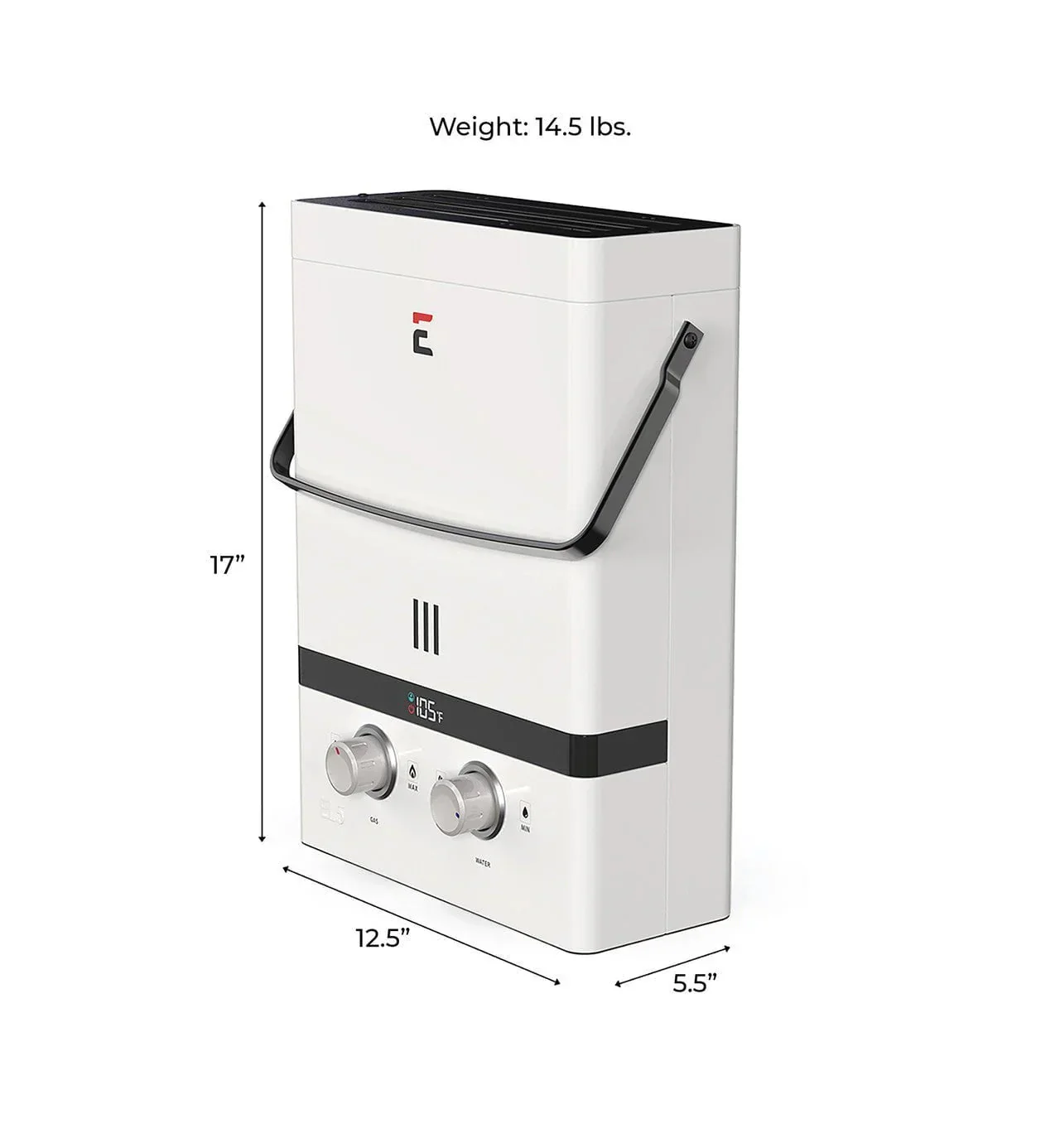 Eccotemp Luxé EL5 Portable Outdoor Tankless Water Heater - Image 5