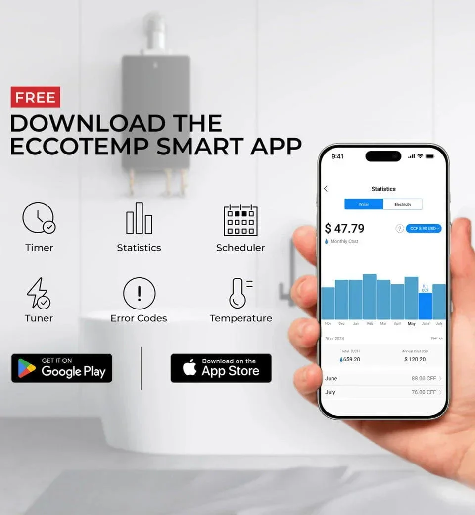 Eccotemp SHiE-27 Smart Home Electric Indoor Tankless Water Heater - Image 4