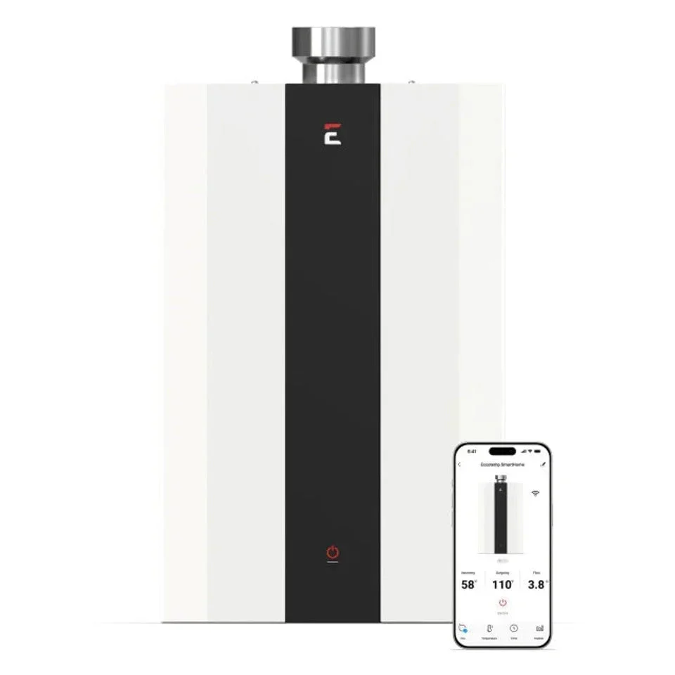 Eccotemp SmartHome Indoor 4.0 GPM Natural Gas Tankless Water Heater, SH12-A Series