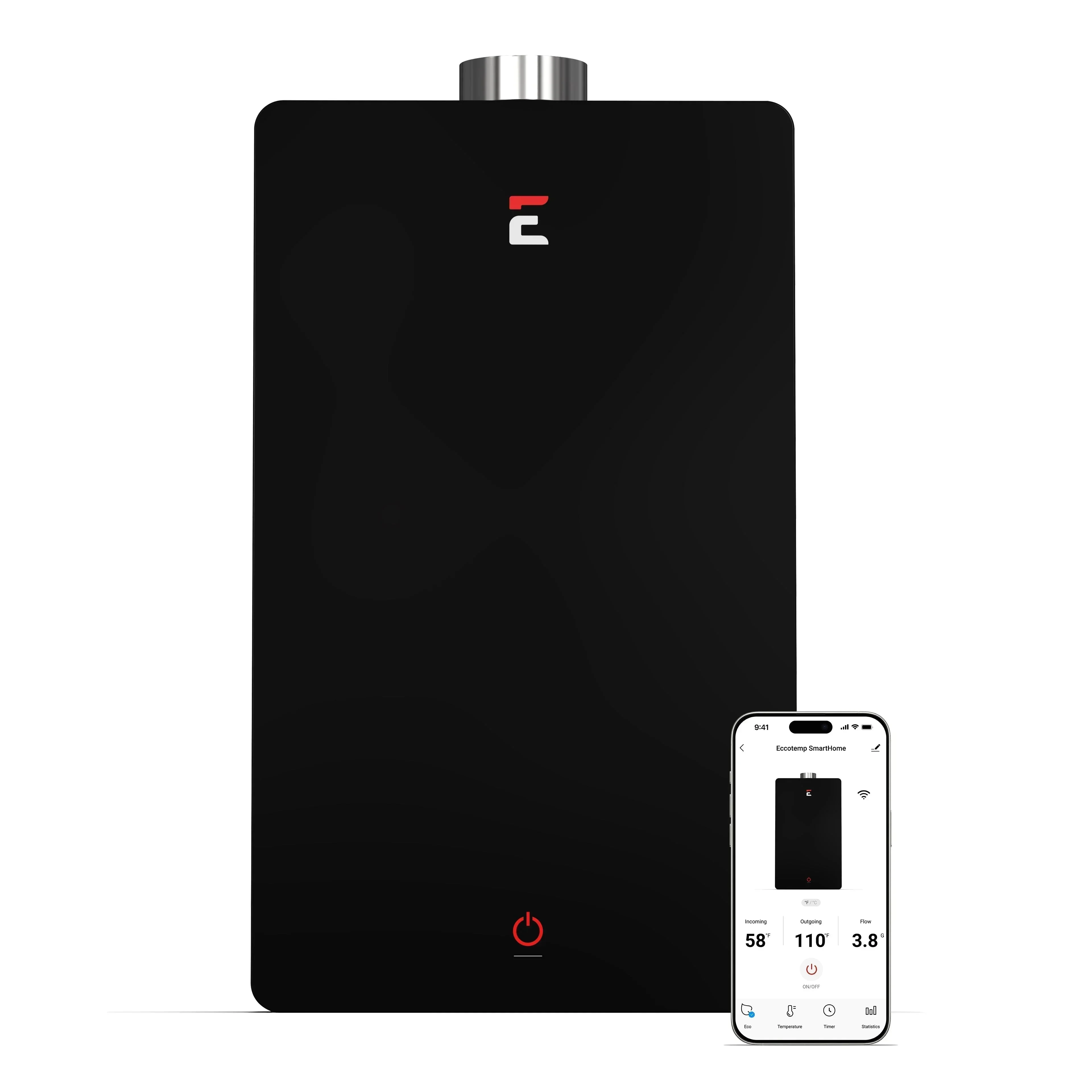 Eccotemp SmartHome Indoor 4.5 GPM Natural Gas Tankless Water Heater, SHLX Series