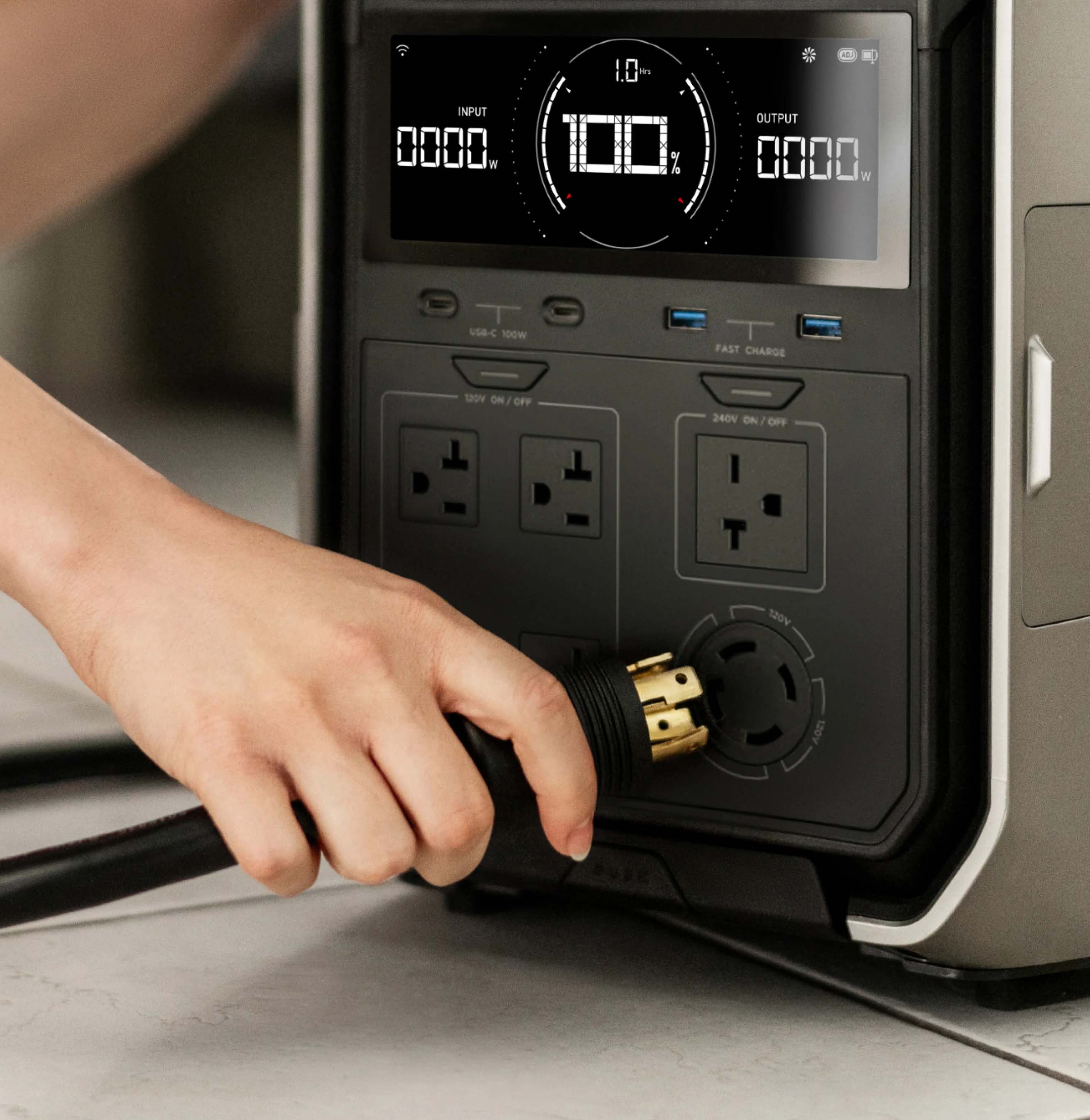 EcoFlow DELTA PRO 3 - 4000 Watt Solar Generator / 4000wH Lithium Storage / 2200w Solar Complete Offgrid Kit - Image 2
