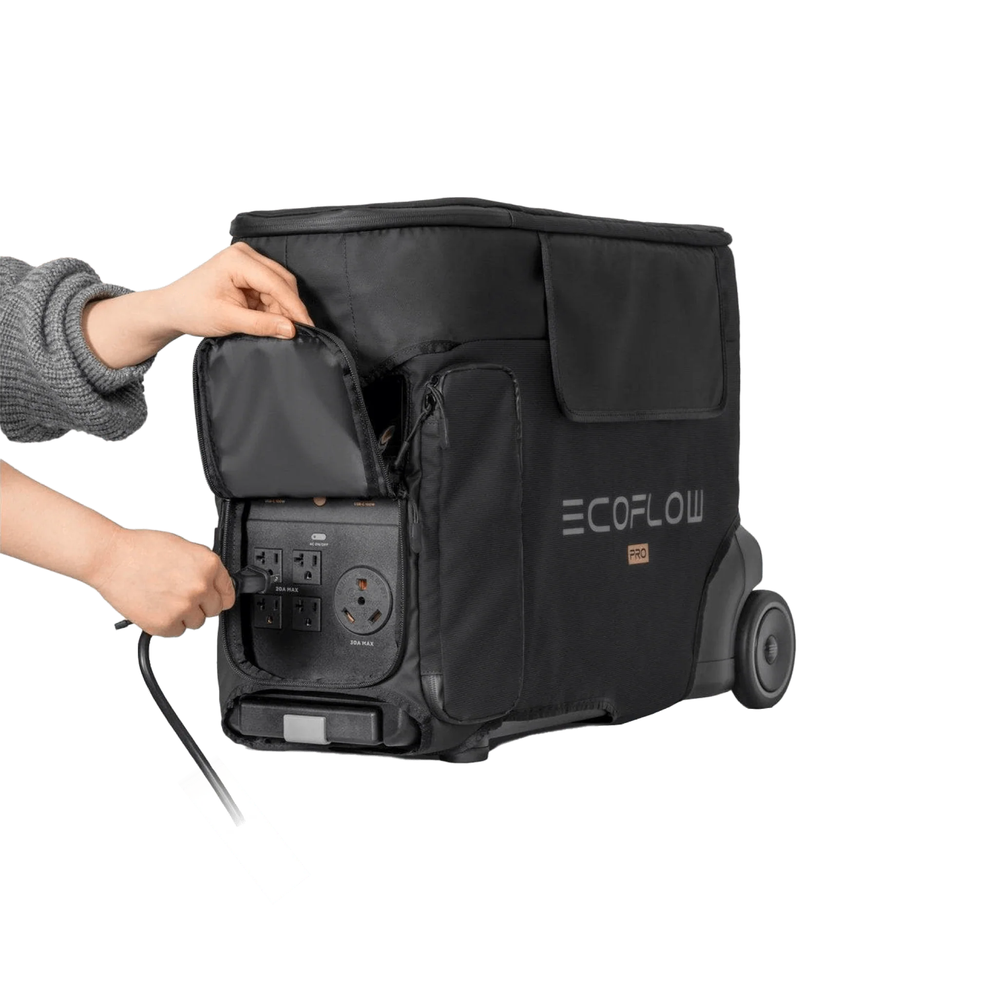 EcoFlow DELTA Pro Bag - Durable and Stylish Storage Solution | Fits DELTA Series Power Stations | Water-Resistant - Image 3