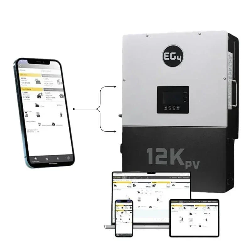 EG4 12kPV Hybrid Inverter 12000W Input 120/240V Split Phase | All-In-One Hybrid Solar Inverter - Image 7