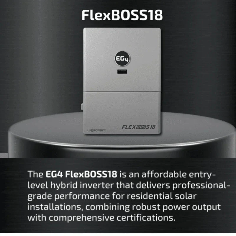 EG4 FlexBOSS18 13kW AC Hybrid Inverter | 48V Split Phase | 18kW PV Input - Image 4