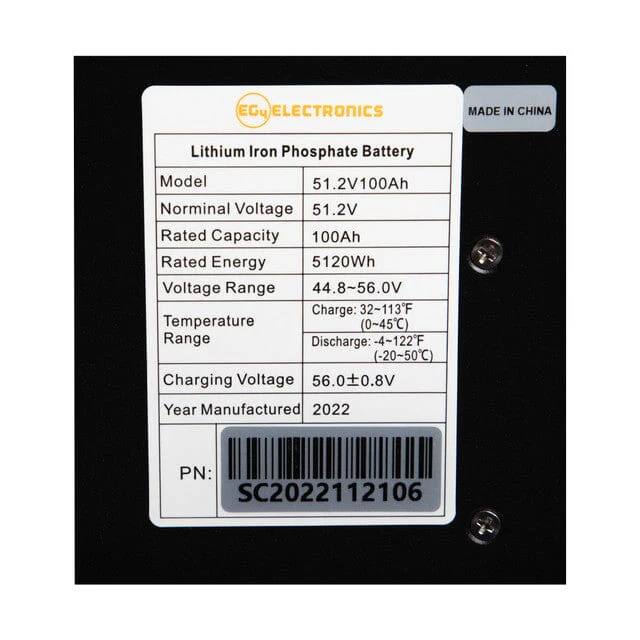 EG4-LL-S 48V 100AH 5.12kWh Server Rack Battery - Image 16