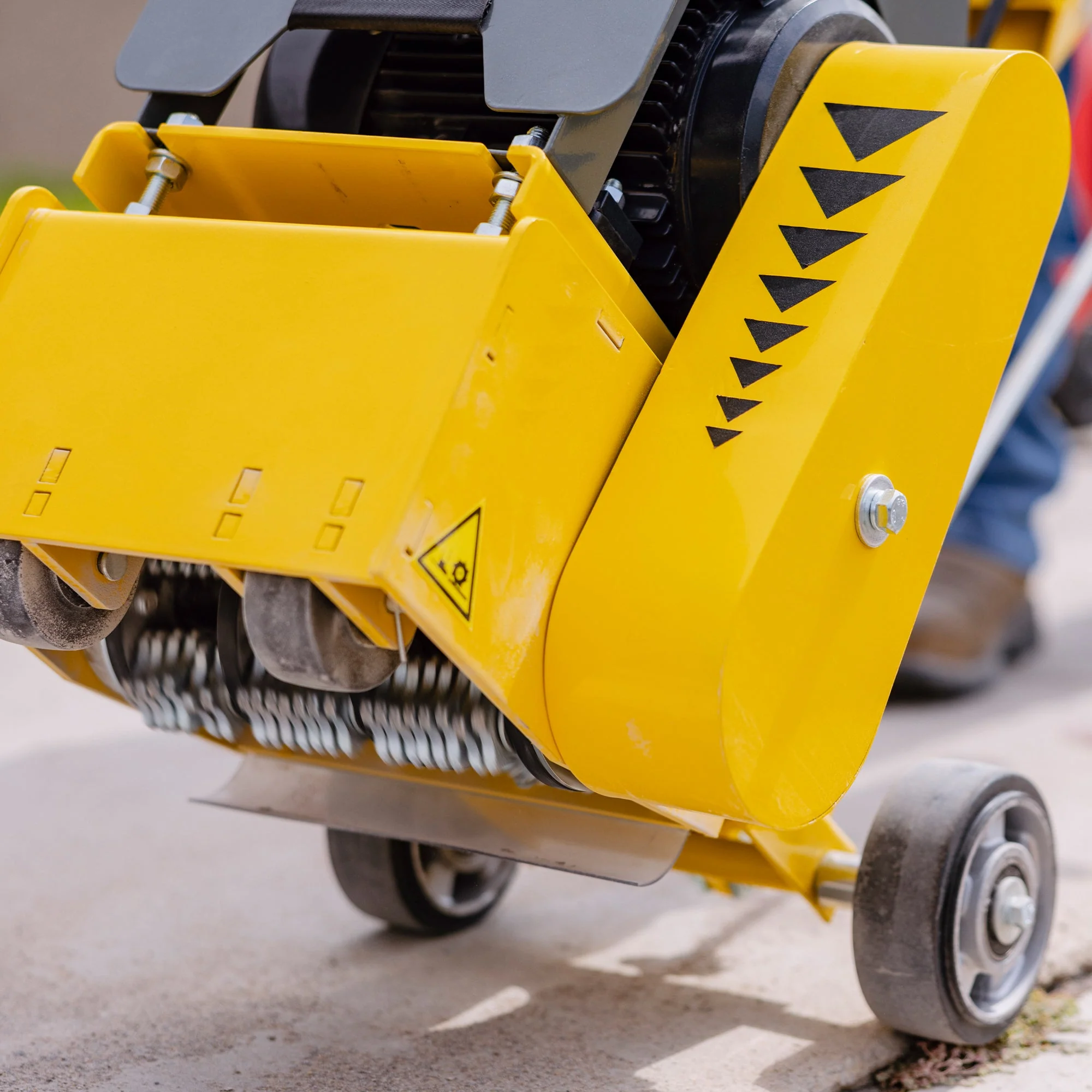 Electric 8” Concrete Scarifier Planer Grinder for Sidewalk Trip Hazard Repair, Traffic Line Removal - Image 11