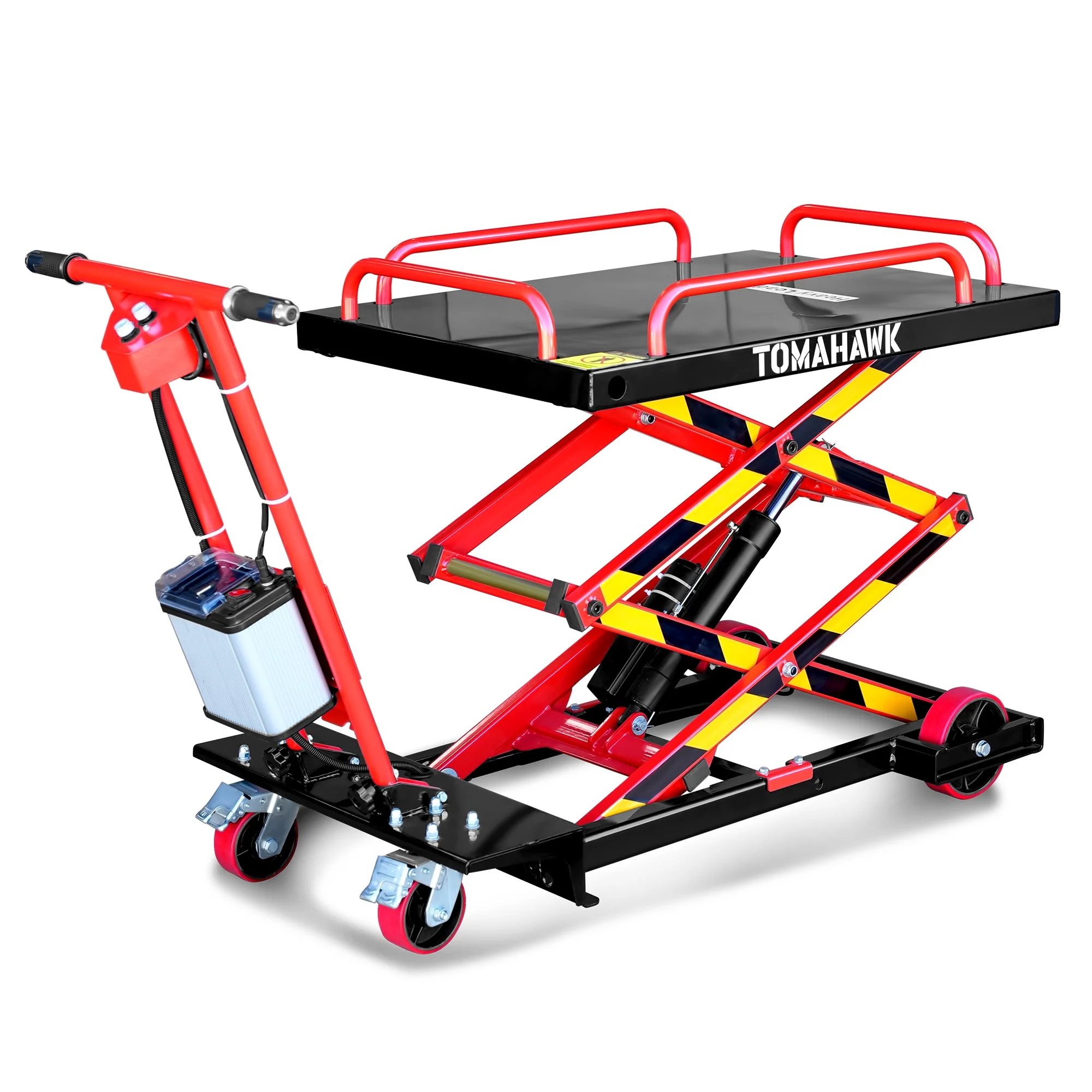 PRE ORDER: Electric Hydraulic Lift Table – 600 lb, 59 in. Extension Portable Powered Scissor Lift Cart for Warehouses, Shops & Material Handling