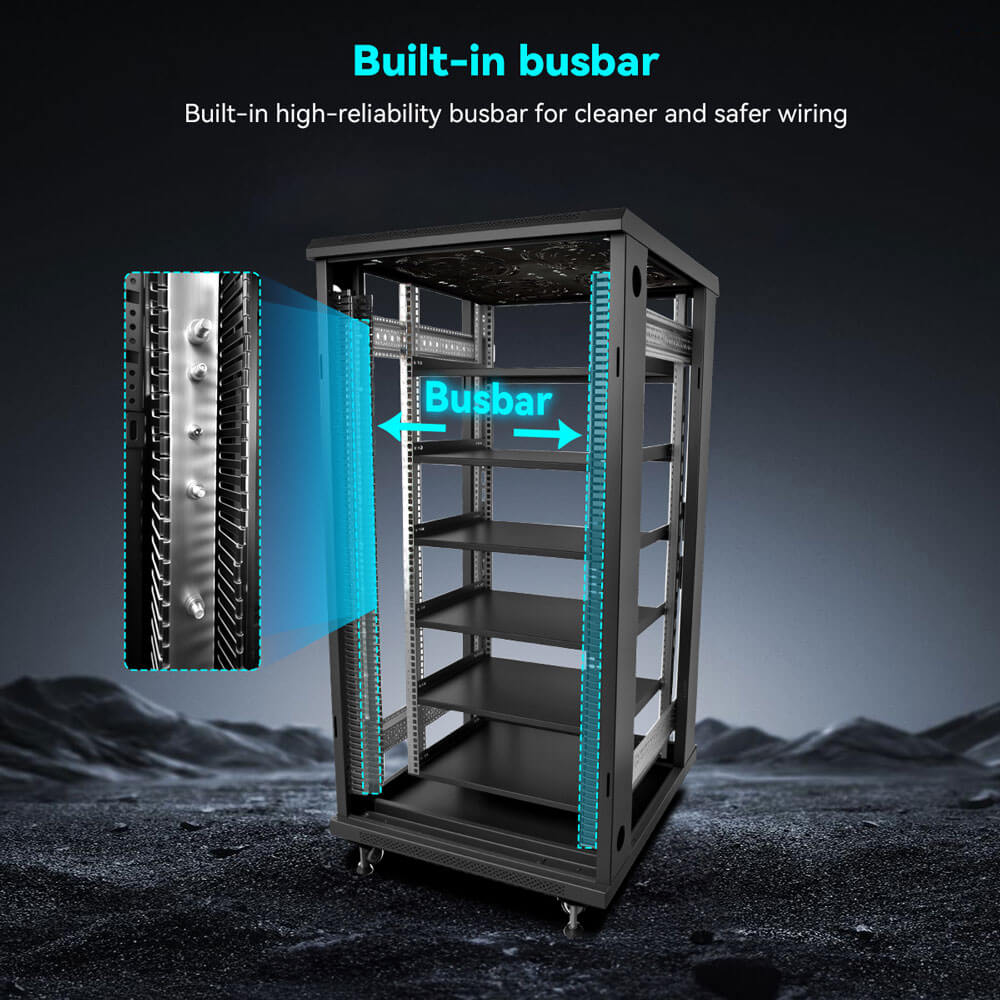 Enclosed Battery Cabinet 6 Slot with Bus Bar for SG48100P/ SGH48100T - Image 4