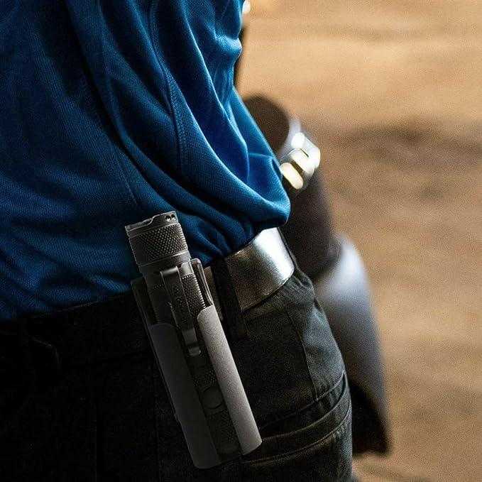 Engineered Plastic Clip-on Holster for E9RG4, M5Gen3 and other Torches with 1" Diameter - Image 7