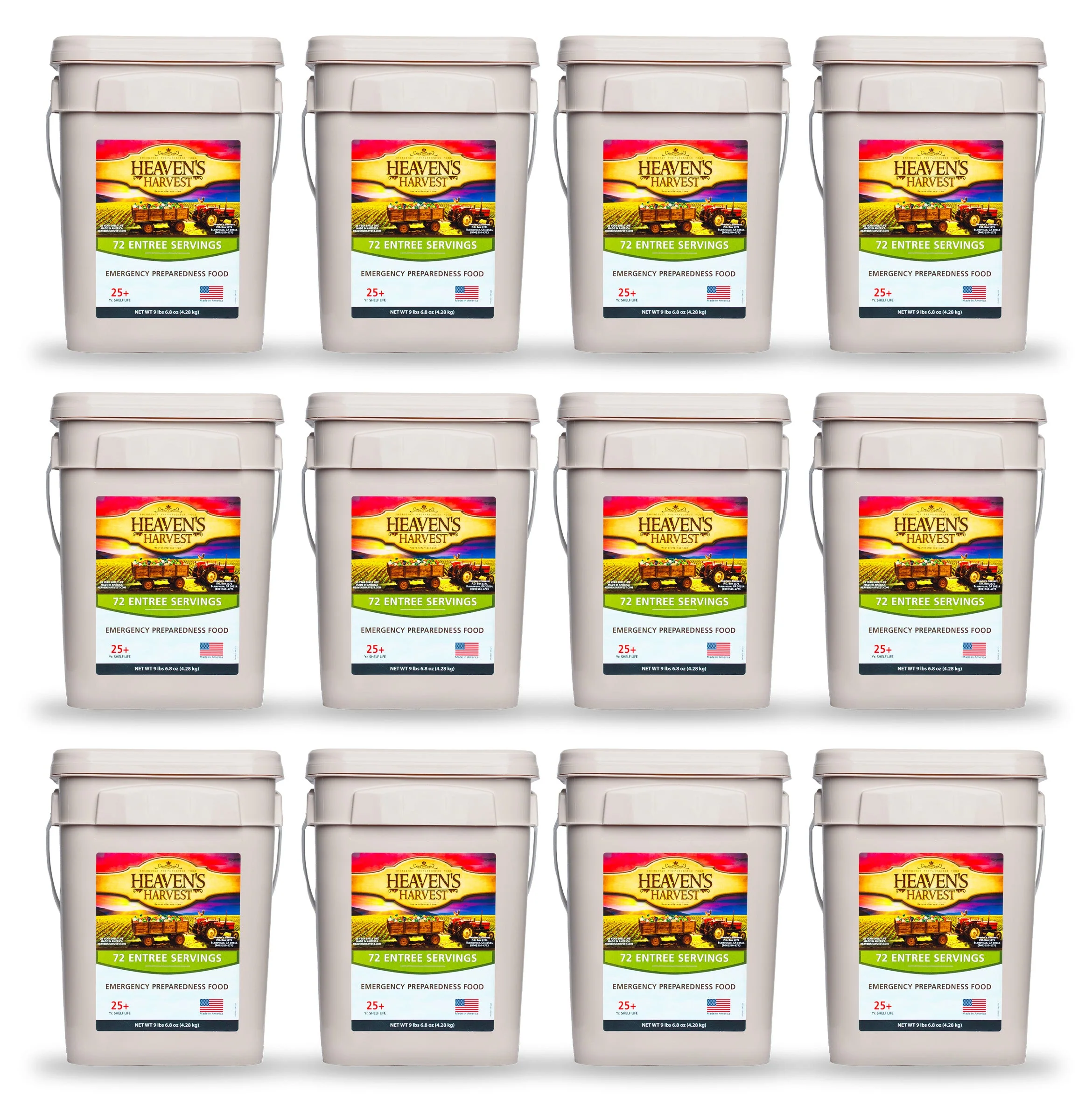 Entree Bucket - 1 Person 1 Month - 72 Servings - Emergency Survival Food Kit - Image 18