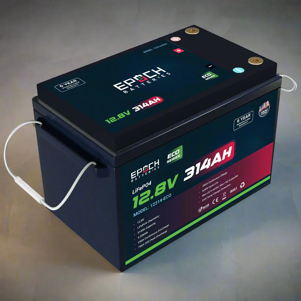 Epoch Batteries 12V 100Ah (1.28kWh) - Eco Series LiFePO4 Battery - Image 5