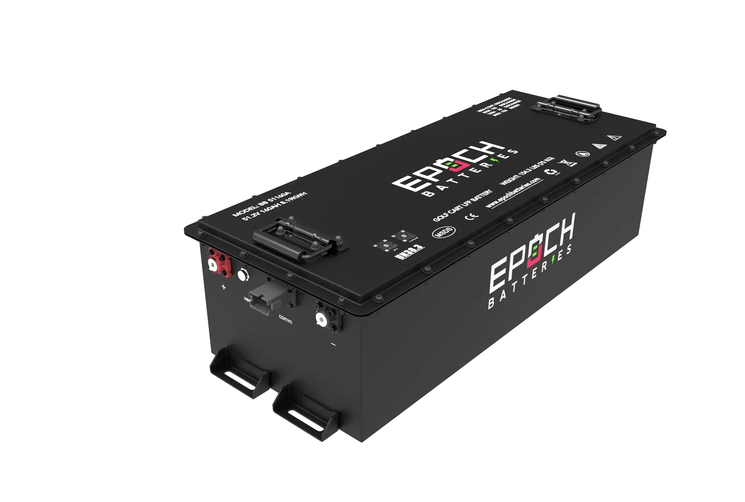 Epoch Batteries 48V 160Ah - LiMax Series - Lithium (LiFePO4) Golf Cart Battery - Complete Kit - Image 4