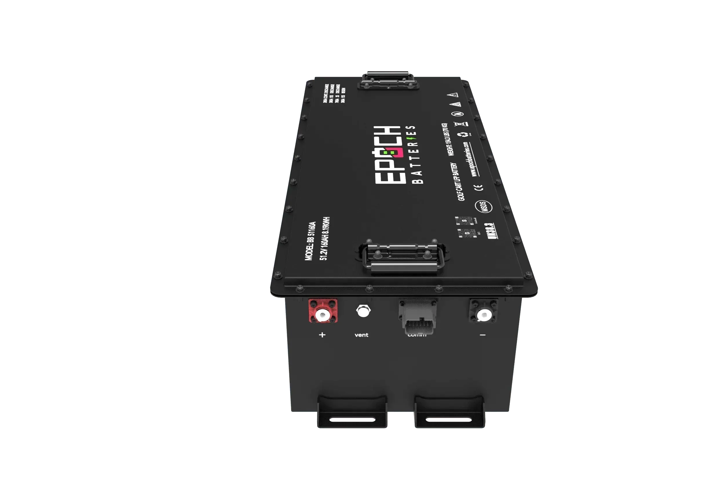 Epoch Batteries 48V 160Ah - LiMax Series - Lithium (LiFePO4) Golf Cart Battery - Complete Kit - Image 5