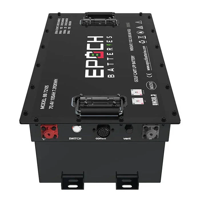 Epoch Batteries 70.4V (72V) 105ah - LiMax Series - Lithium LiFePO4 Golf Cart Battery - Complete Kit - Image 2