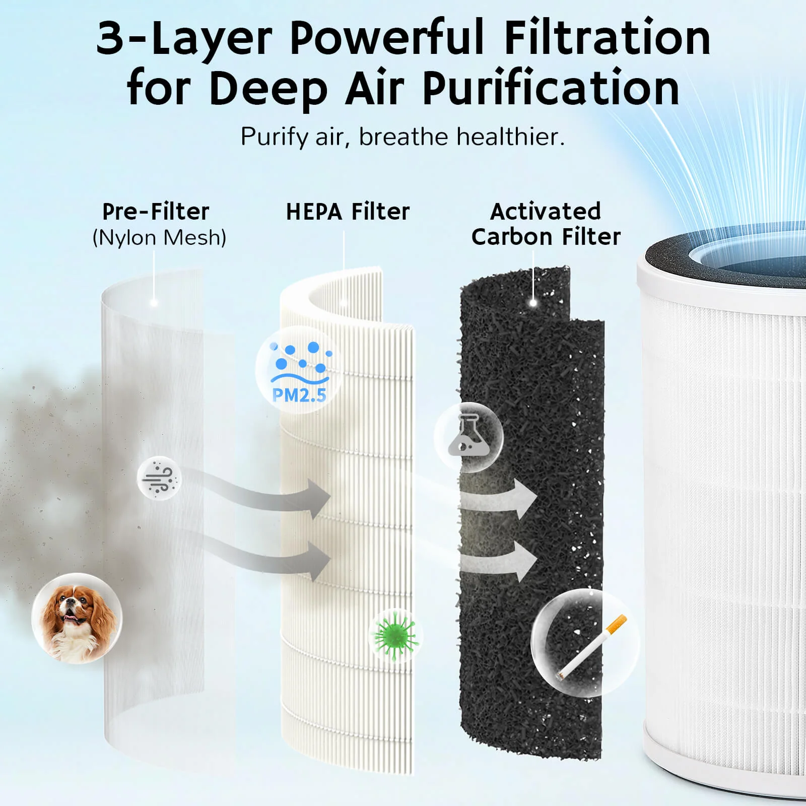 Ethereal Rain AEH300 Air Purifier & Humidifier Combo - Image 8