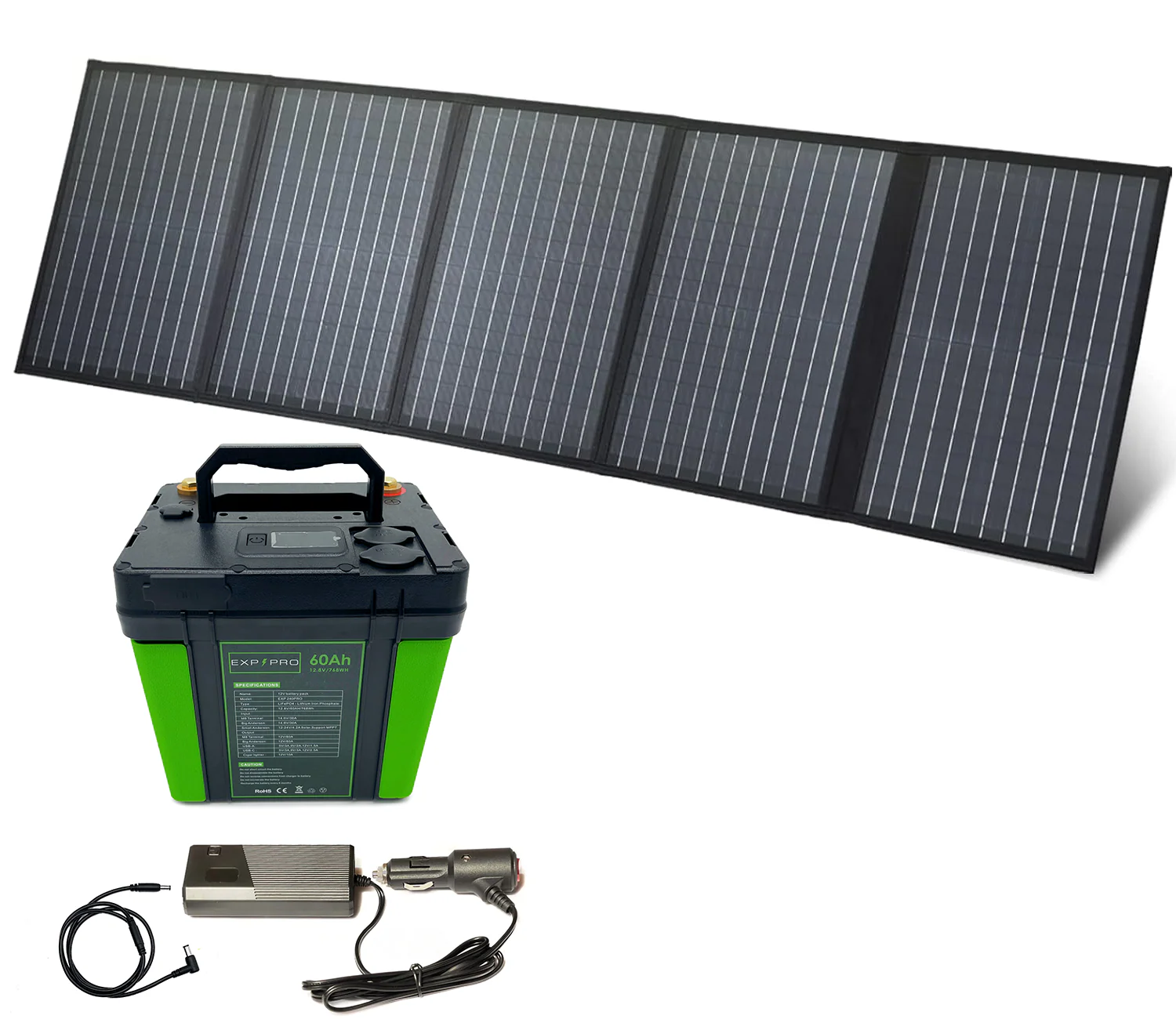 EXP240PRO 786 Wh CPAP Battery + 100 Watt Solar Panel Bundle - Image 17