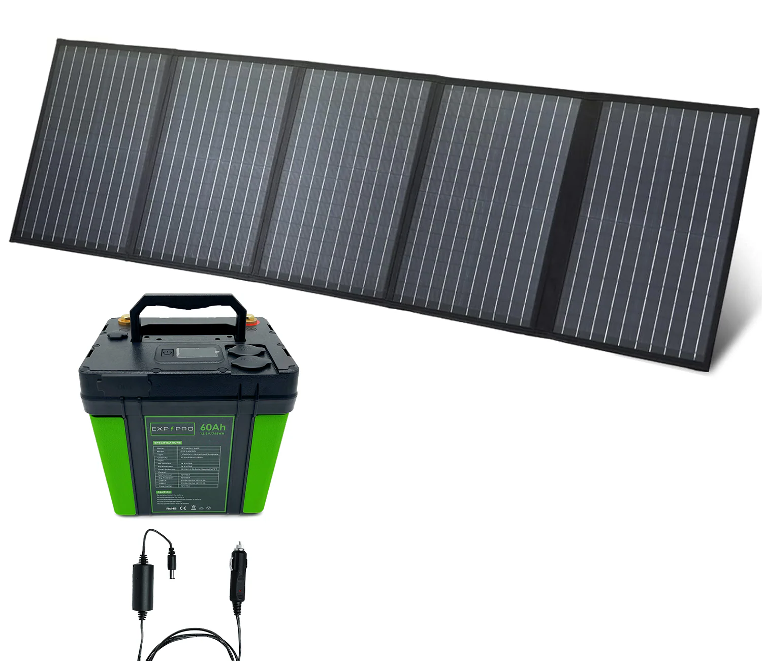EXP240PRO 786 Wh CPAP Battery + 100 Watt Solar Panel Bundle - Image 18