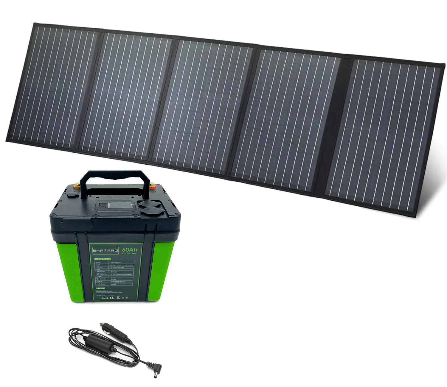 EXP240PRO 786 Wh CPAP Battery + 100 Watt Solar Panel Bundle - Image 20