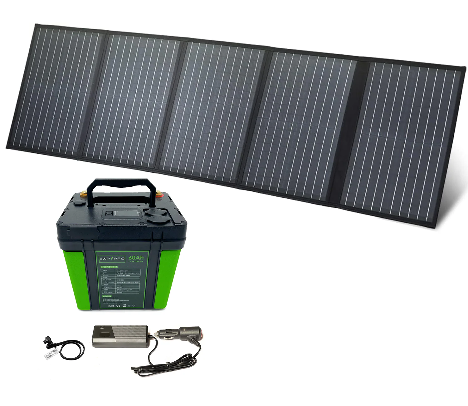 EXP240PRO 786 Wh CPAP Battery + 100 Watt Solar Panel Bundle - Image 23