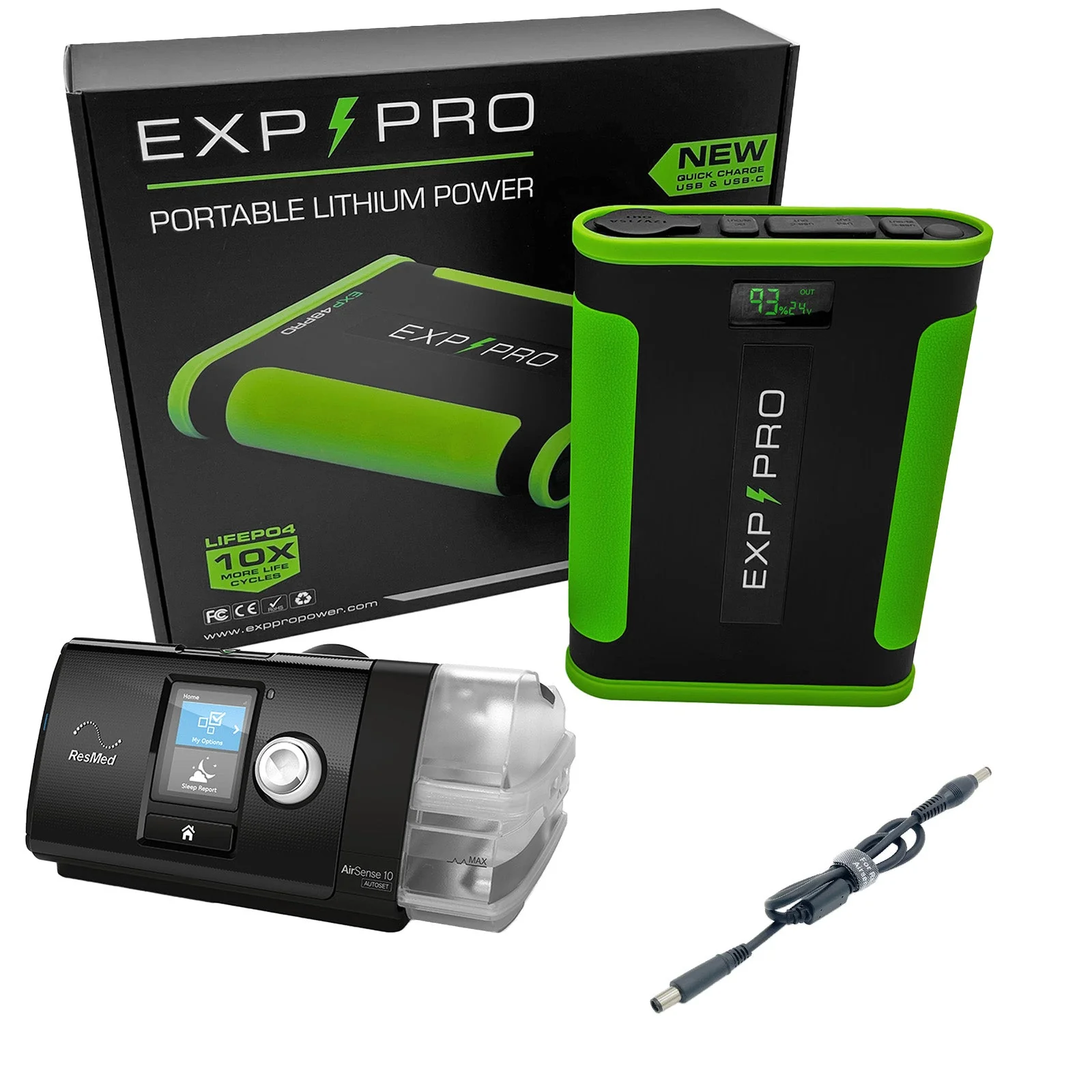 EXP48PRO APEX Battery (CPAP DC Cord Included) - Image 11