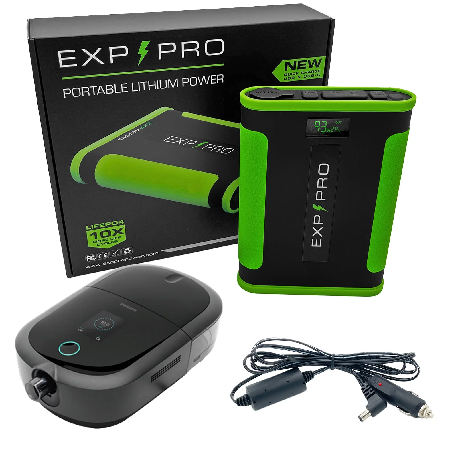 EXP48PRO APEX Battery (CPAP DC Cord Included) - Image 12