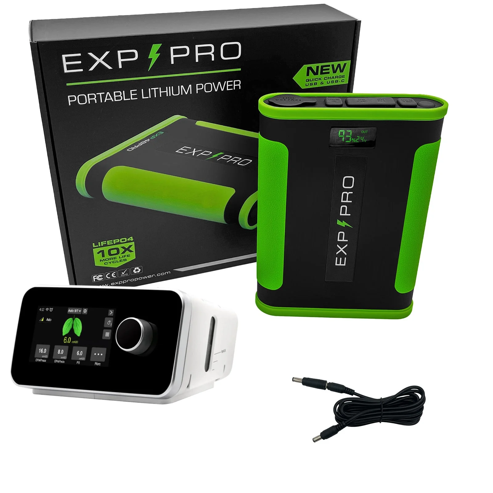 EXP48PRO APEX Battery (CPAP DC Cord Included) - Image 13