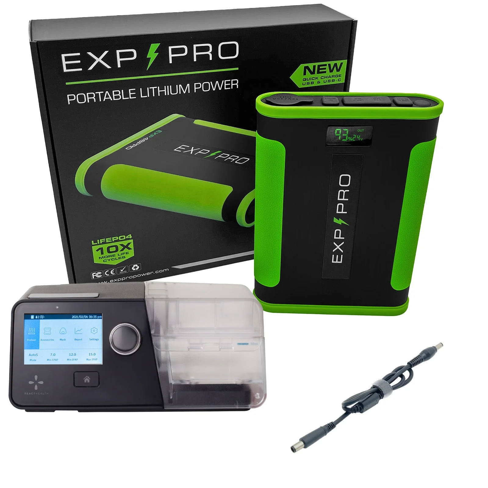 EXP48PRO APEX Battery (CPAP DC Cord Included) - Image 14