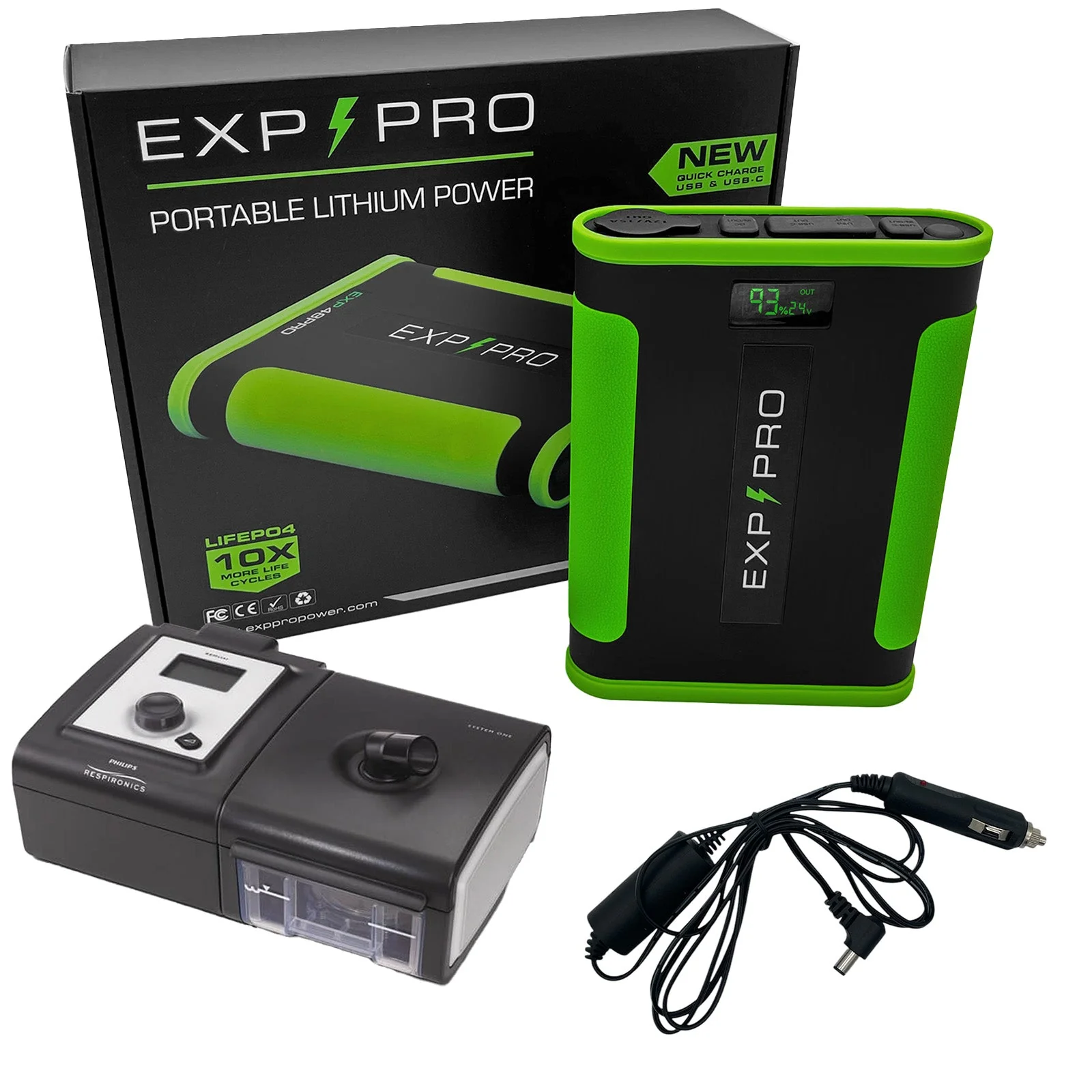 EXP48PRO APEX Battery (CPAP DC Cord Included) - Image 15