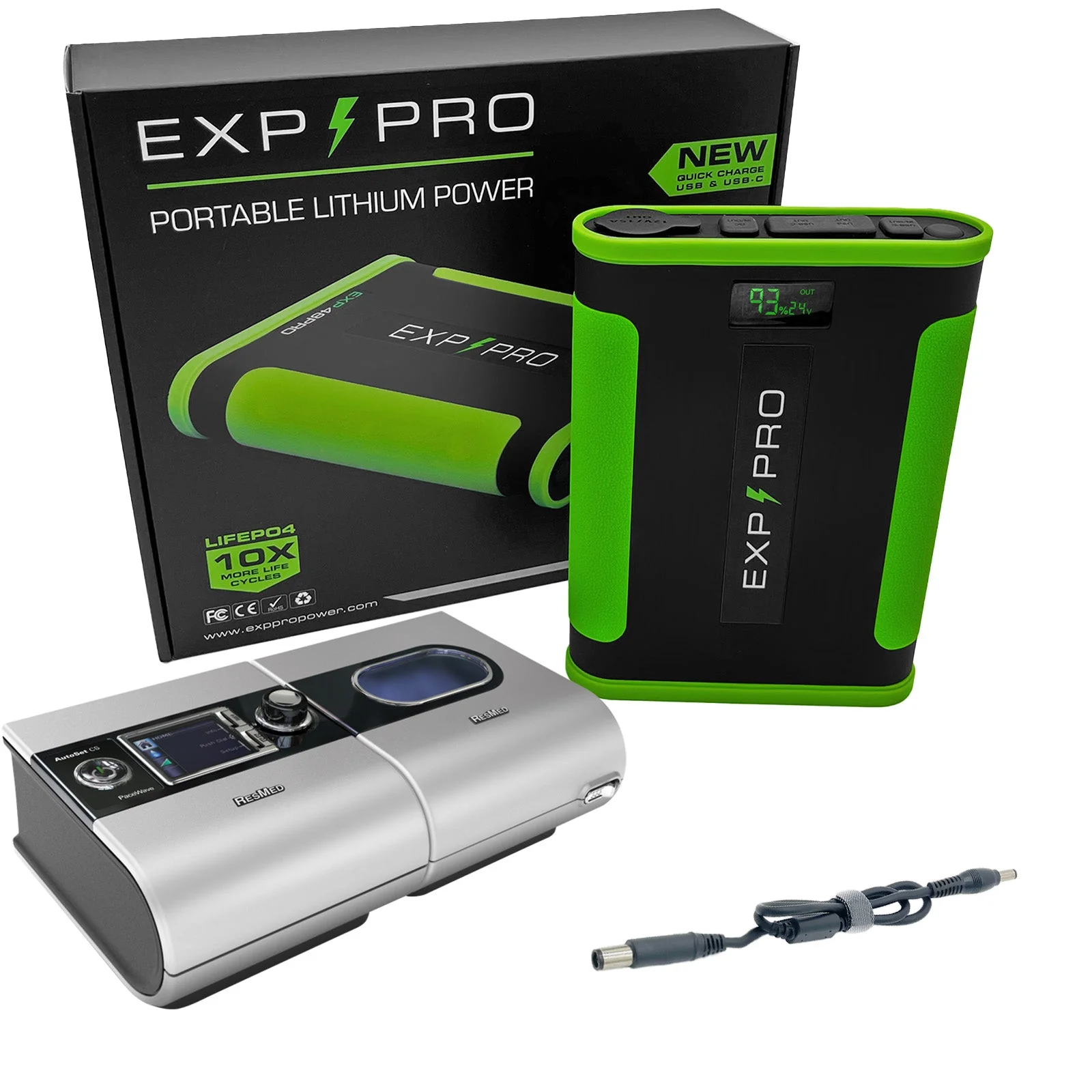 EXP48PRO APEX Battery (CPAP DC Cord Included) - Image 16