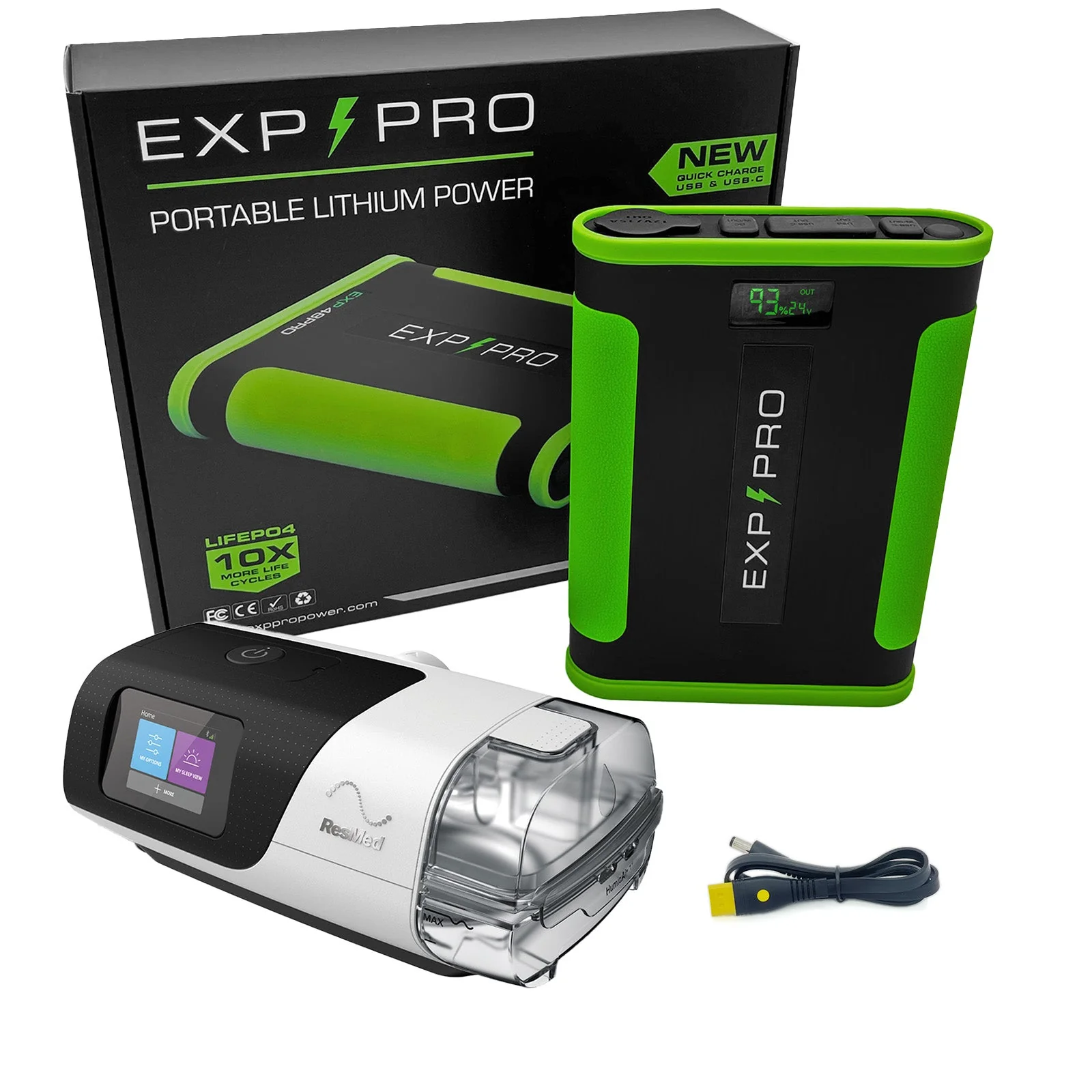 EXP48PRO APEX Battery (CPAP DC Cord Included) - Image 9