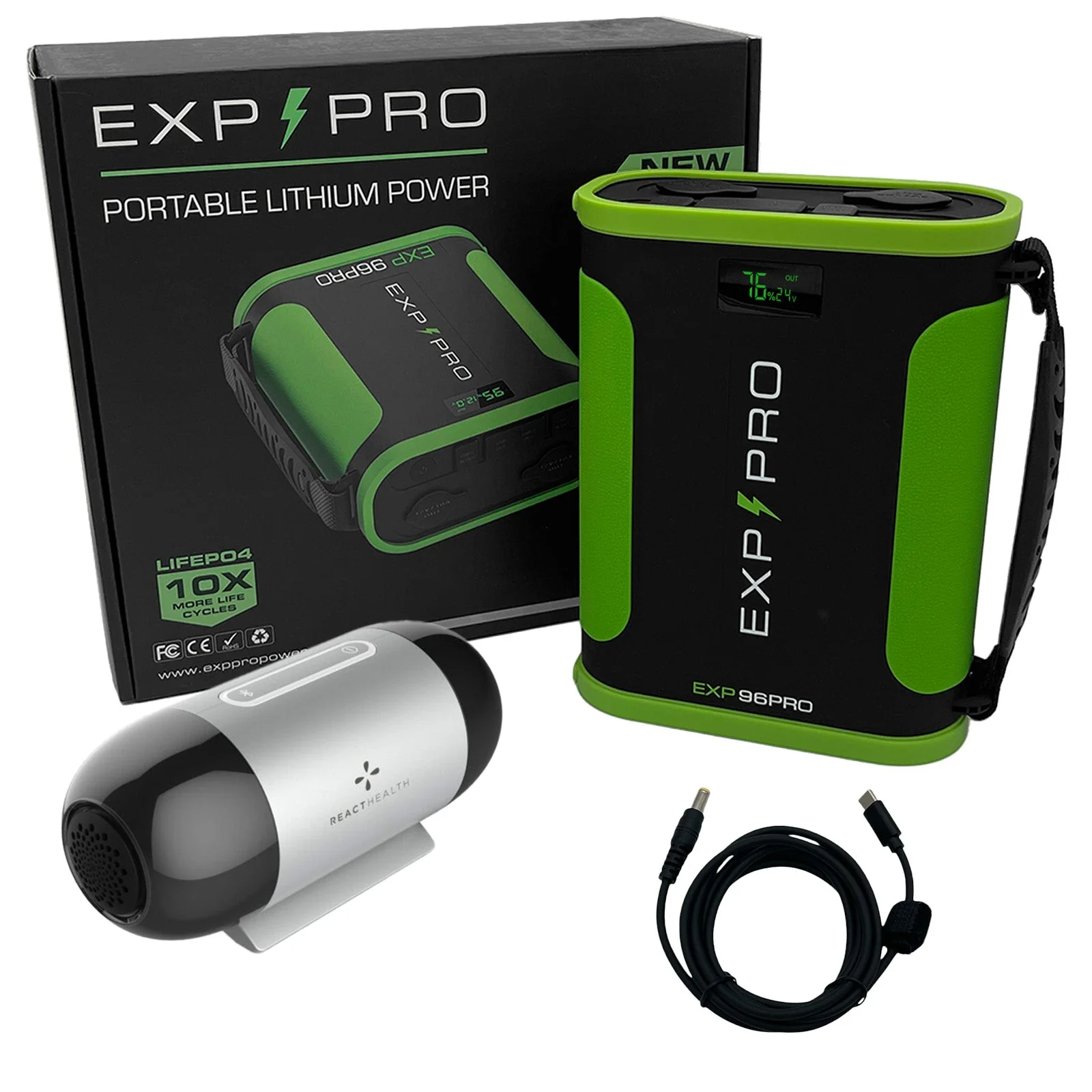 EXP96PRO APEX Battery (CPAP DC Cord Included) - Image 15