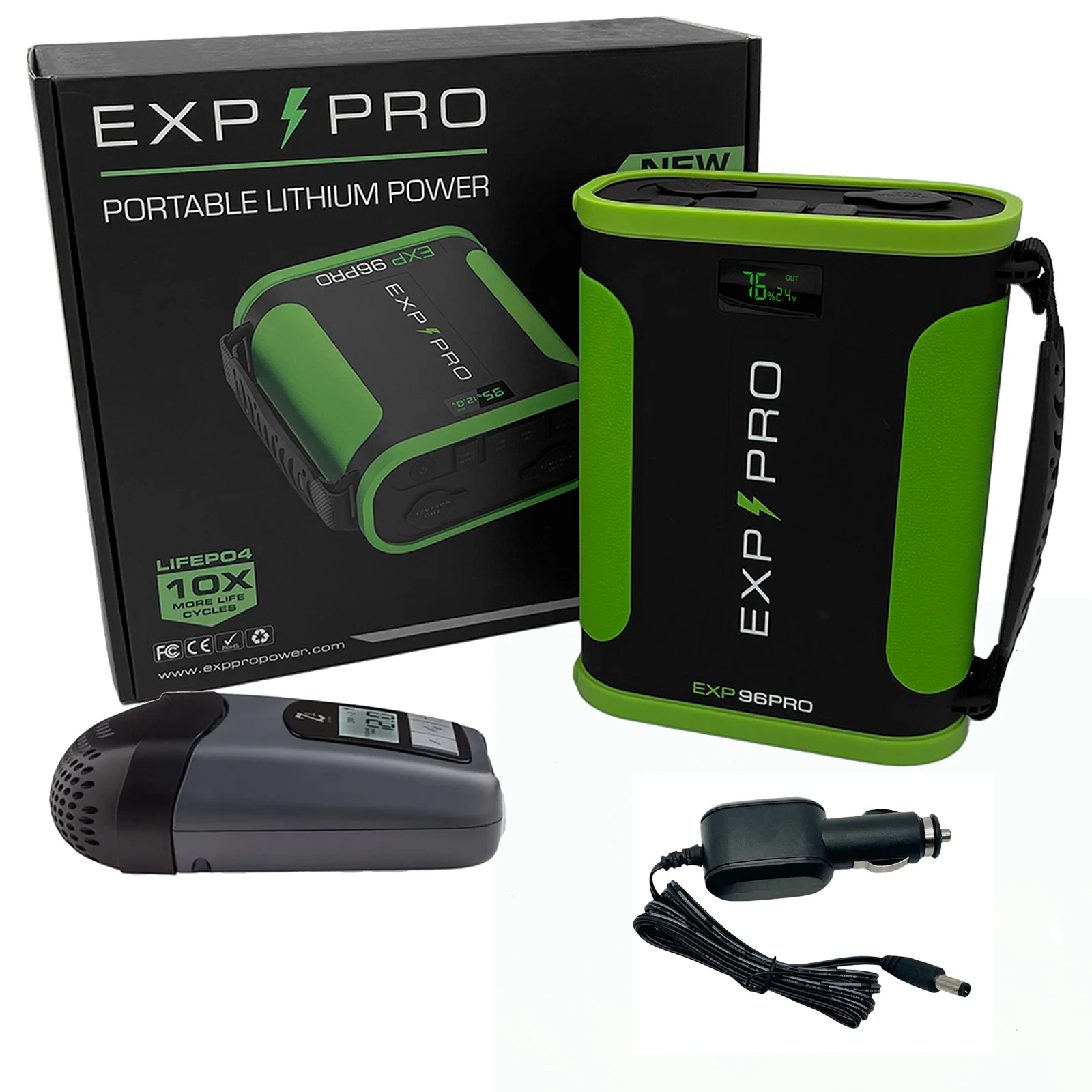 EXP96PRO APEX Battery (CPAP DC Cord Included) - Image 16