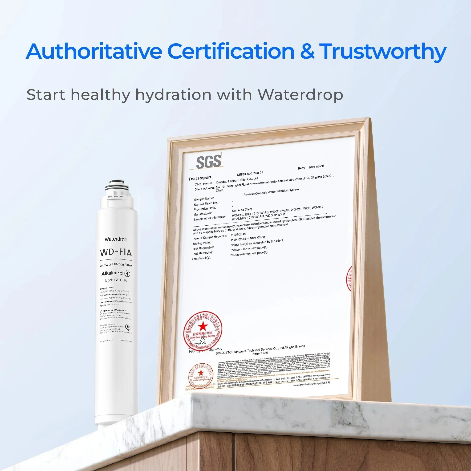 F1A Filter for Waterdrop X Series Reverse Osmosis System - Image 4