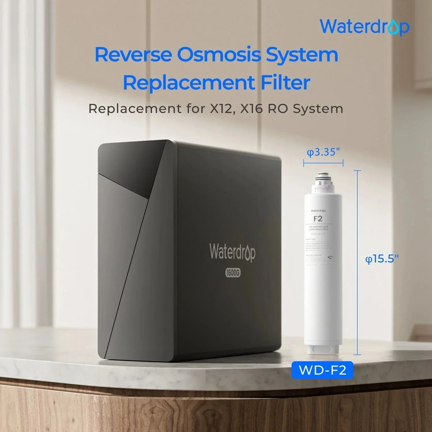 F2 Filter for Waterdrop X Series Reverse Osmosis System - Image 2