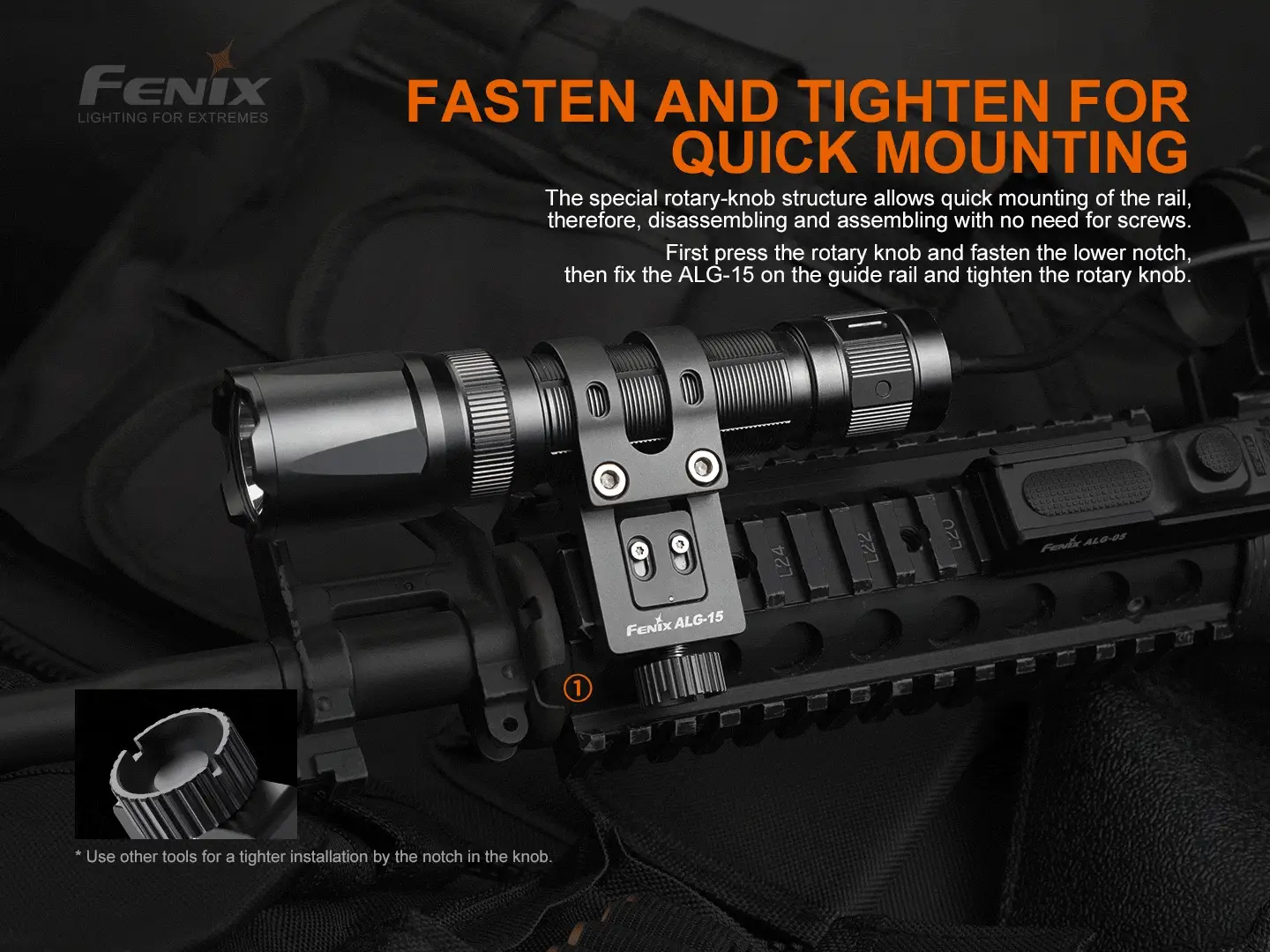 Fenix ALG-15 Tactical Rail Mount - Image 2