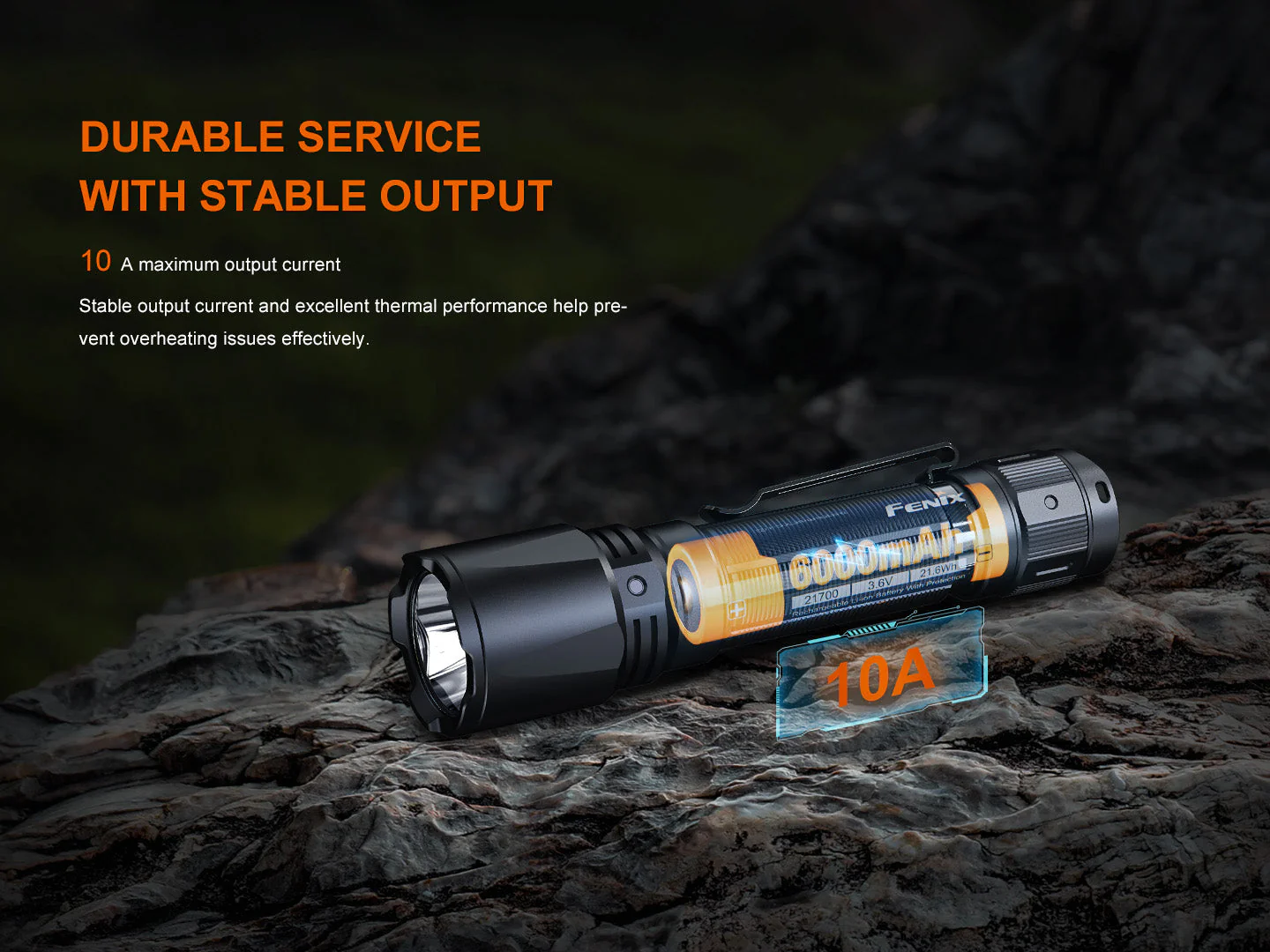 Fenix ARB-L21-6000 Rechargeable 21700 Li-ion Battery - 6000 mAh - Image 4