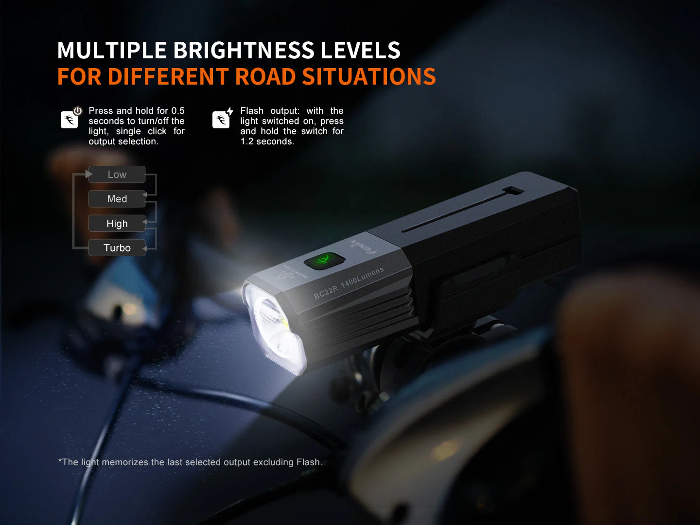 Fenix BC22R High-Performance Road Bike Light - Image 8