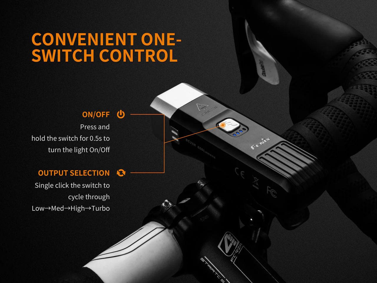 Fenix BC25R LED Bike Light - Image 4