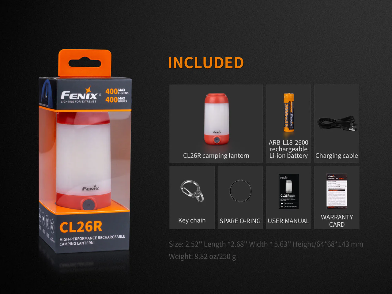 Fenix CL26R High Performance LED Rechargeable Camping Lantern - Image 18
