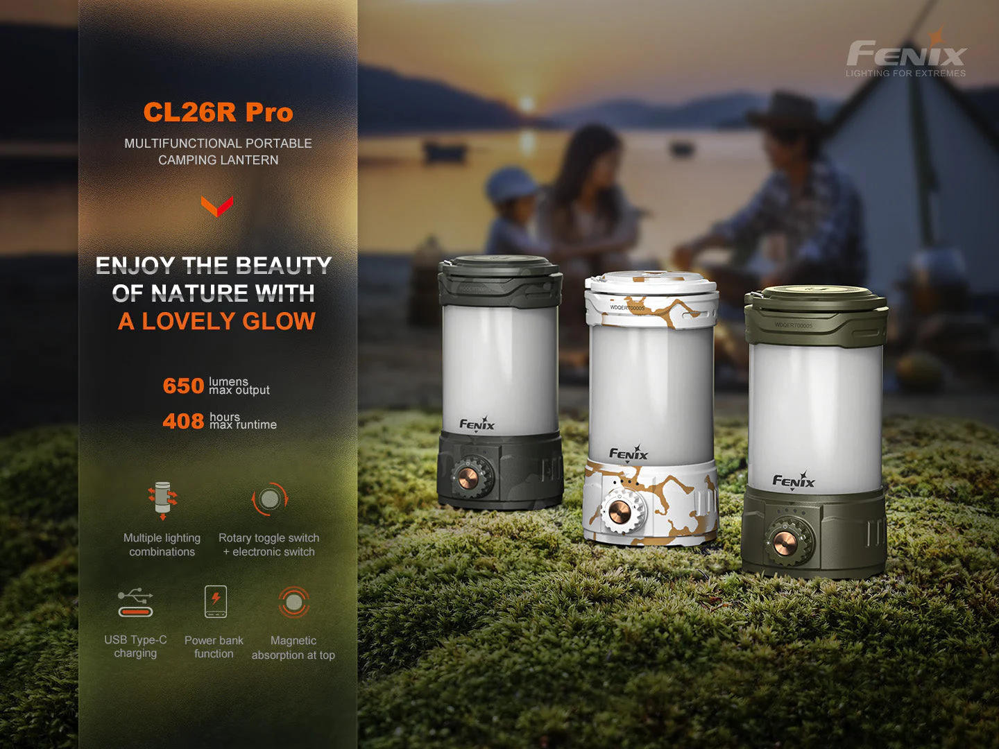 Fenix CL26R PRO High Performance LED Rechargeable Camping Lantern - Image 3