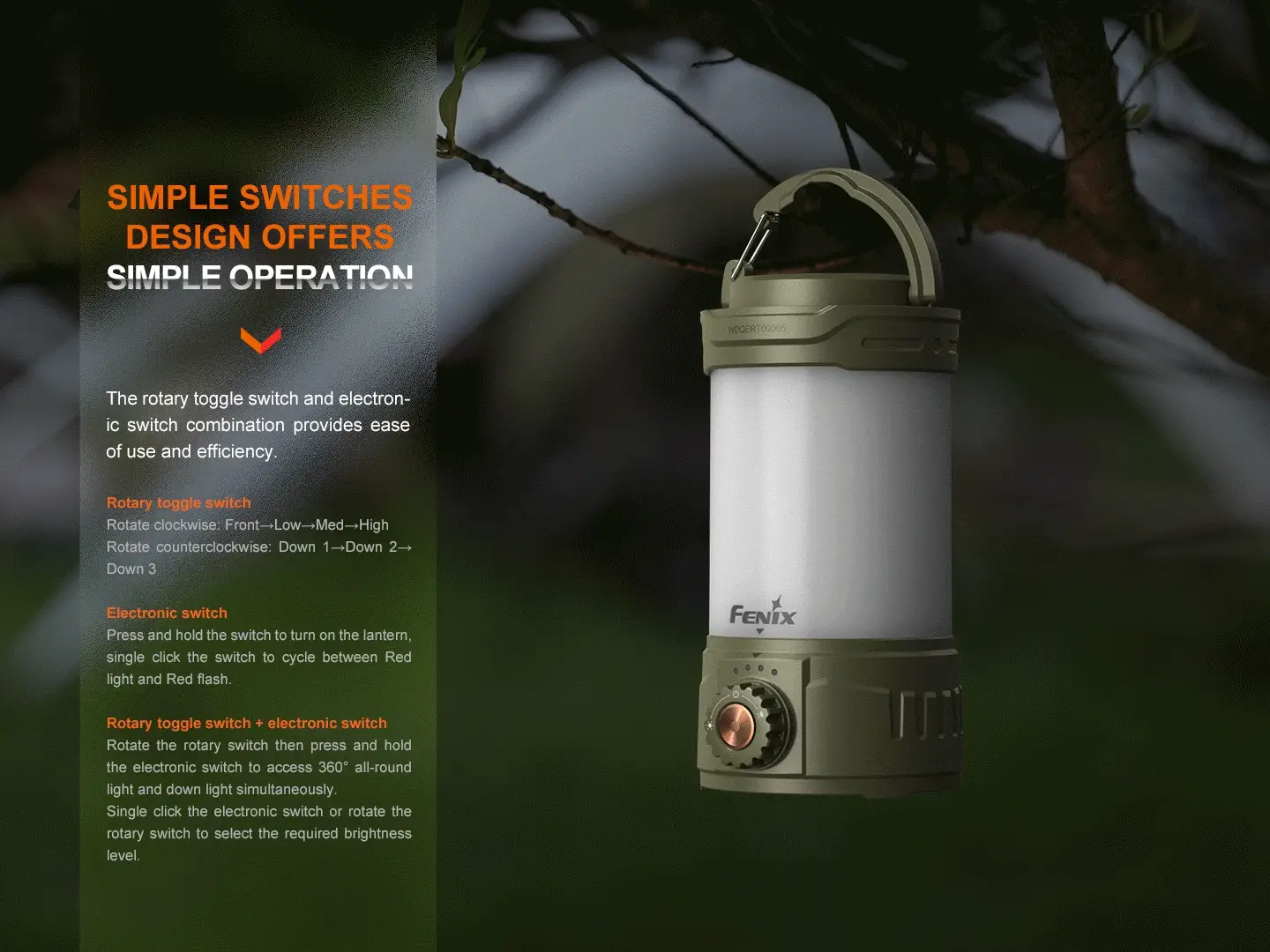 Fenix CL26R PRO High Performance LED Rechargeable Camping Lantern - Image 7
