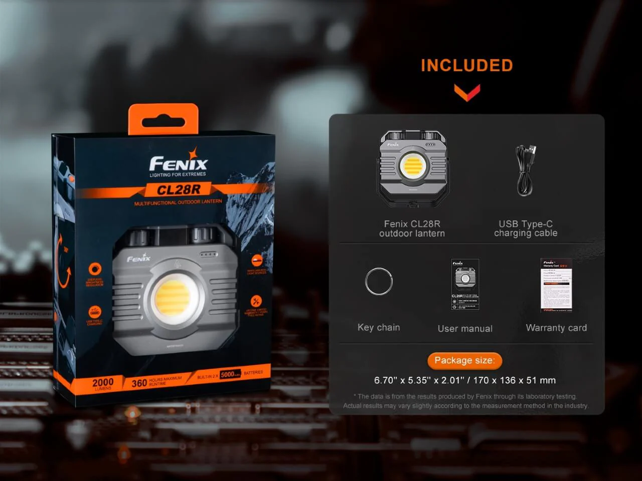 Fenix CL28R Multifunctional Outdoor LED Lantern - Image 15